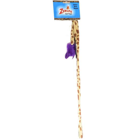 Zanies Safari Wild Wand Cat Toy - Cheetah Print - Picture 1 of 1